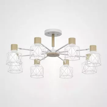 Потолочная люстра Corf B3 White 8 Lamps ImperiumLoft Corf-B01 (189481-26)