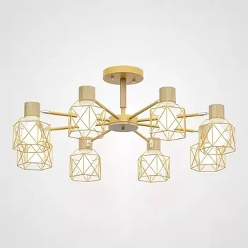 Потолочная люстра Corf B3 Yellow 8 Lamps ImperiumLoft Corf-B01 (189497-26)