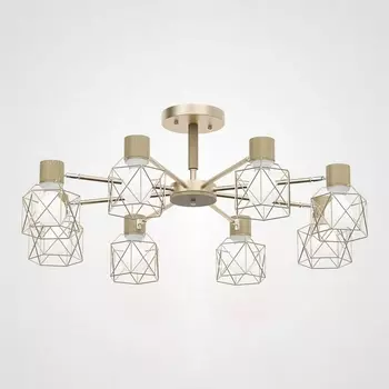 Потолочная люстра Corf B3 Champagne 8 Lamps ImperiumLoft Corf-B01 (189489-26)