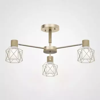 Потолочная люстра Corf B3 Champagne 3 Lamps ImperiumLoft Corf-B01 (189486-26)