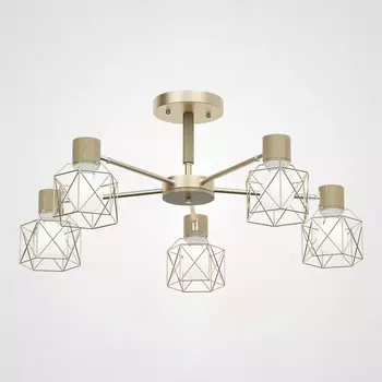Потолочная люстра Corf B3 Champagne 5 Lamps ImperiumLoft Corf-B01 (189487-26)