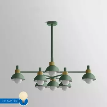 Люстра на штанге Fanta A 8 Lights Green ImperiumLoft Fanta_A01 (193150-26)