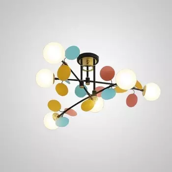 Потолочная люстра Matisse B D80 Black Multicolor ImperiumLoft Matisse-B (194950-23) в форме шара