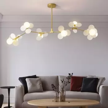 Люстра на штанге Matisse M L120 White ImperiumLoft Matisse-M01 (191894-26) в форме шара