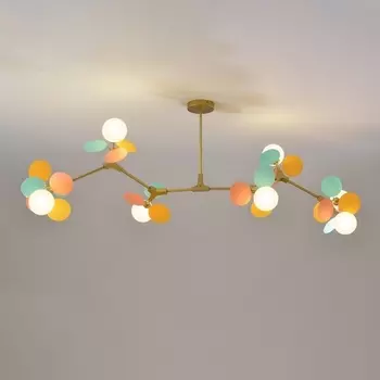 Люстра на штанге Matisse M L120 Multicolored ImperiumLoft Matisse-M01 (151702-26) в форме шара