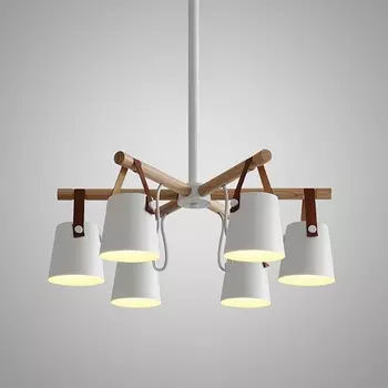 Люстра потолочная на штанге Natura C6 White ImperiumLoft Natura-C01 (178004-26)