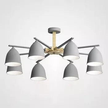 Потолочная люстра Noa 8 Gray ImperiumLoft Noa01 (183461-26)