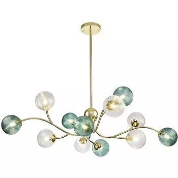 Потолочная люстра молекулы на штанге Indigo Selva V000298