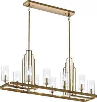 Потолочная люстра на штанге Kichler Kimrose QN-KIMROSE10-BNB