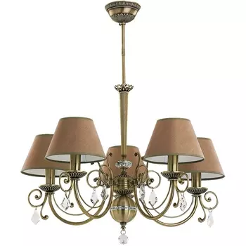 Потолочная люстра на штанге Kutek Coco COC-ZW-5(P/A) с подвесками