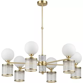 Потолочная люстра на штанге Kutek Erba ERB-ZW-6(ZM/3)BT шарики