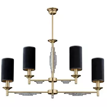 Потолочная люстра на штанге Kutek Fellino FEL-ZWL-4(P/A)KR