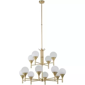 Потолочная люстра на штанге Kutek Meleze MEL-ZW-8+4(ZM) шарики