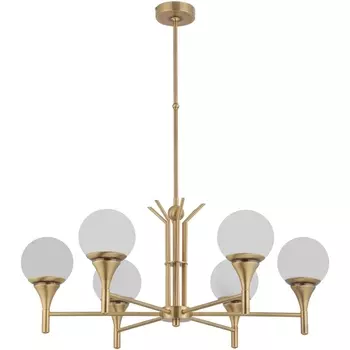 Потолочная люстра на штанге Kutek Meleze MEL-ZW-6(P) шарики