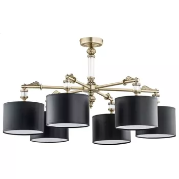 Потолочная люстра на штанге Kutek Merano Aba?ur MER-PL-6(P/A)