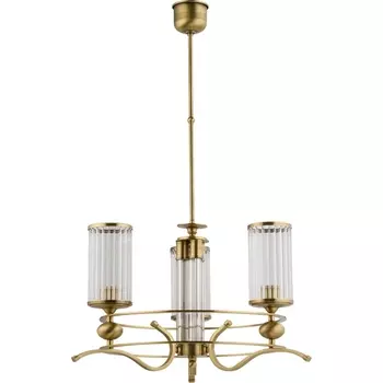 Потолочная люстра на штанге Kutek Ruta RUT-ZW-3(P/KL)TRAN