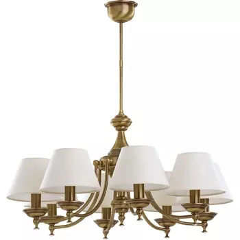 Потолочная люстра на штанге Kutek San Marino Lampshade SAN-ZW-8(P/A)CR