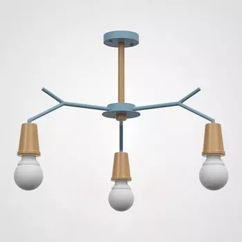 Потолочная люстра на штанге Les Color D72 Blue Imperiumloft ?Lesc_01 (220508-23) ImperiumLoft