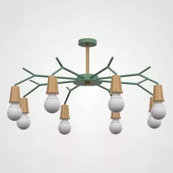 Потолочная люстра на штанге Les Color D95 Green Imperiumloft ?Lesc_01 (220507-23) ImperiumLoft