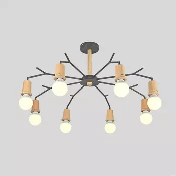 Потолочная люстра на штанге Les Color D95 Grey Imperiumloft ?Lesc_01 (220516-23) ImperiumLoft