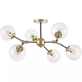 Потолочная люстра молекулы на штанге Lightstar Beta 785063