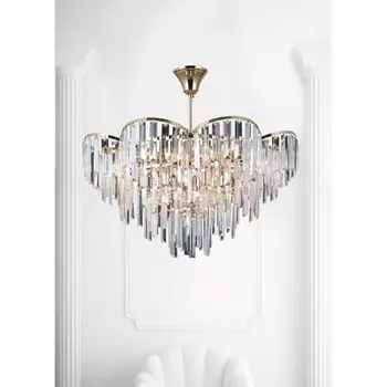 Потолочная люстра на штанге Lumien Hall Julen LH0065/12C-FGD-CL