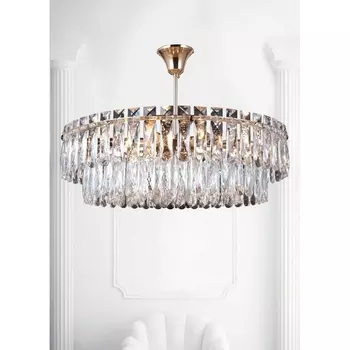 Потолочная люстра на штанге Lumien Hall Kristin LH0066/8C-AB-CL