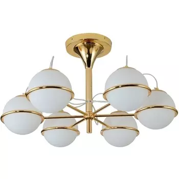 Потолочная люстра на штанге Lumina Deco LDC 8050-6 GD