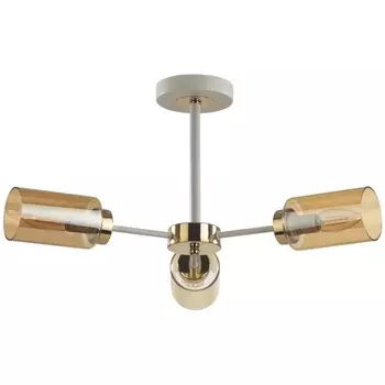 Потолочная люстра на штанге Lumion Dallin 5639/3C белый, золотой E14 3*40W 220V
