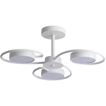 Потолочная люстра на штанге Lumion Evin 5657/36CL белый LED 36W 3000-6000K 1840Лм 220V