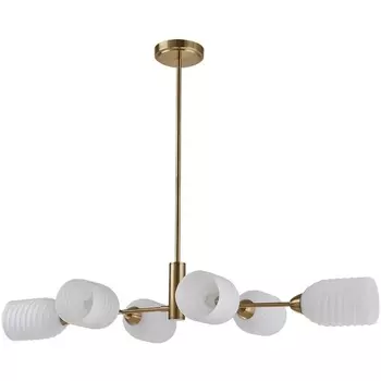 Потолочная люстра на штанге Lumion Monroe 6512/6C латунь E14 6*40W 220V