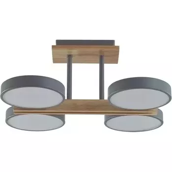 Потолочная люстра на штанге Lumion Plato 8031/72CL серый, дерево/металл, акрил LED 108W 3000-6000К 220V