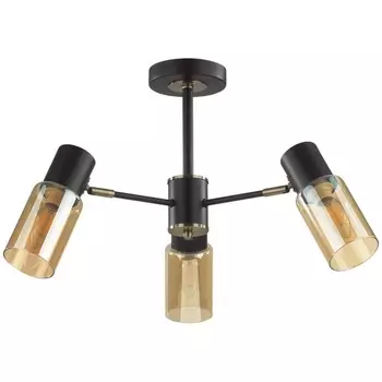 Потолочная люстра на штанге Lumion Ronnie 5644/3C черный, бронза E14 3*40W 220V