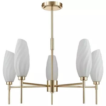 Потолочная люстра на штанге Lumion Shivon 6518/5C золотой G9 5*40W 220V