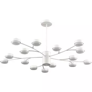 Потолочная люстра на штанге Lumion Torina 8265/15 металл/металл белый/белый GX53 LED 15*7W 220V