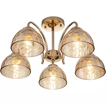 Потолочная люстра на штанге E27*40W Escada Mallow 665/5P