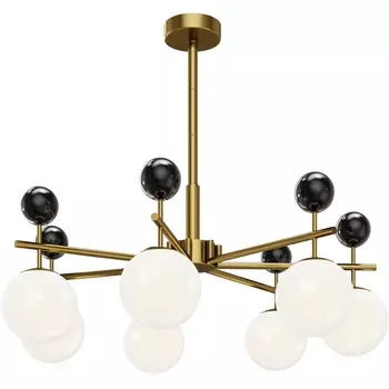 Потолочная люстра на штанге Maytoni Museo MOD436PL-07BS шарики
