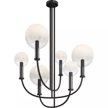 Потолочная люстра на штанге Maytoni Status MOD333PL-06B шарики