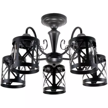 Потолочная люстра на штанге MD.3987-5-S BK Imex