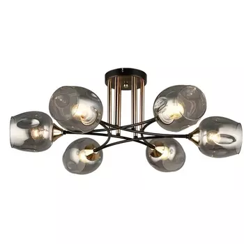 Потолочная люстра на штанге MD.4882-6-S COFFEE+FGD Imex