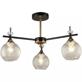 Потолочная люстра на штанге MD.4892-3-S COFFEE+FGD Imex