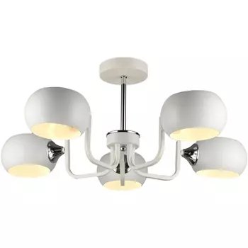 Потолочная люстра на штанге MD.4914-5-S WH+CH Imex