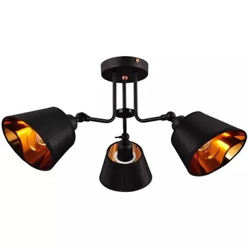 Потолочная люстра на штанге MD.77172-3-S BK+GD Imex