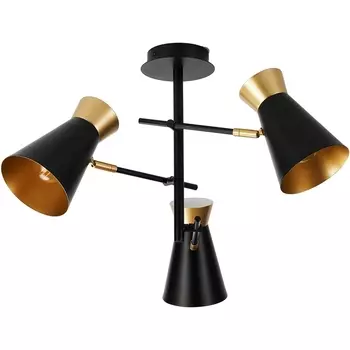 Потолочная люстра на штанге MD.78853-3-S BK+FGD Imex