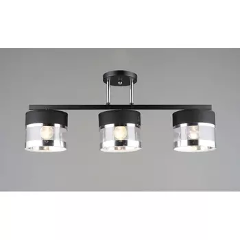 Потолочная люстра на штанге Мелодия Света SL1N SL7996-3 BK+CR 000060450