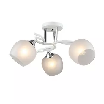 Потолочная люстра на штанге Мелодия Света SL1N SL3395-3 WT+CR 000066059
