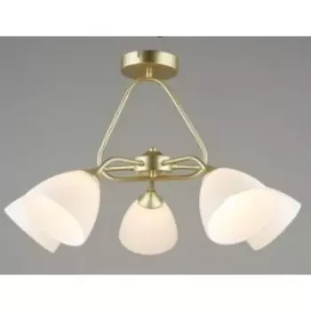 Потолочная люстра на штанге Мелодия Света SL1N SL4813-5 GD 000066041