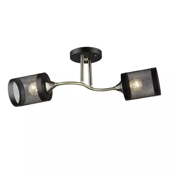 Потолочная люстра на штанге Мелодия Света SL1N SL5248-2 AB+BK 000066050