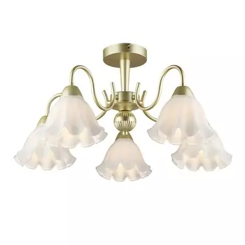 Потолочная люстра на штанге Мелодия Света SL1N SL6574-5 GD 000066038