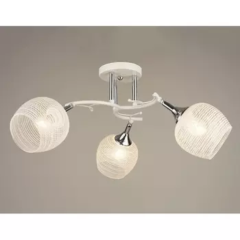 Потолочная люстра на штанге Мелодия Света SS1N P5533-3 WT+CR 000029951
